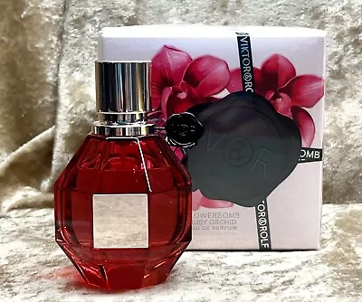 Flowerbomb Ruby Orchid Victor&Rolf Eau De Perfum 1.7 Fl. Oz. 50 Ml. Sealed Box • $64.95