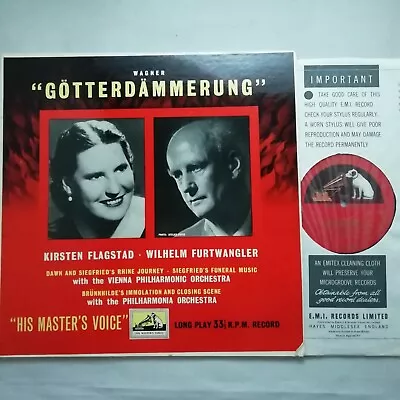 HMV EMI LP ALP 1016 R/G: Wagner - Götterdämmerung / Flagstad / Furtwängler • £12.50