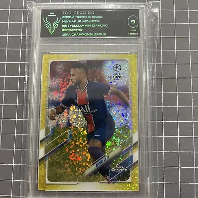 Neymar Jr Yellow Mini Diamond Refractor #104/299 • $100