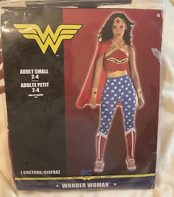 $37.99 • Buy Wonder Woman Halloween Costume Adult Small (2-4) New