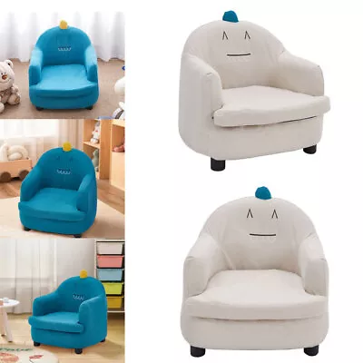 Children Kids Sofa Chair Fabric Upholstered Armchair Boys Girls Playroom Bedroom • £45.95