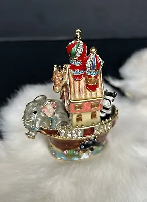 Noah’s Ark Trinket Jeweled Box  • $15