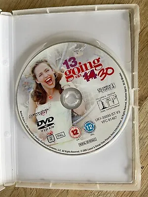13 Going On 30 - DVD - With Jennifer Garner • £3.95