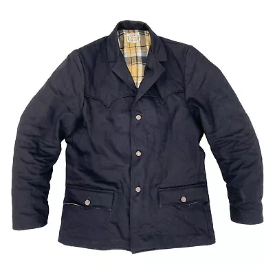 Mister Freedom Pioneer Blazer Jacket MD Midnight Denim 40 Sugar Cane • $625