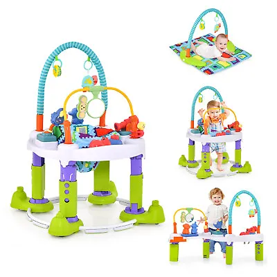 4-in-1 Baby Bouncer Activity Adjustable Center Activity Saucer W/ Music Box • $79.99