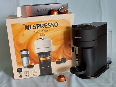 $95 • Buy Nespresso Vertuo Next Coffee Machine - Matt Black With Gold Logo