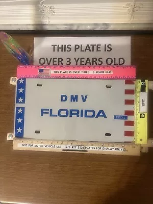 Unique FL. Error License Plate Blank Sale Supports Maui Wildfire Relief Only 1! • $49.99