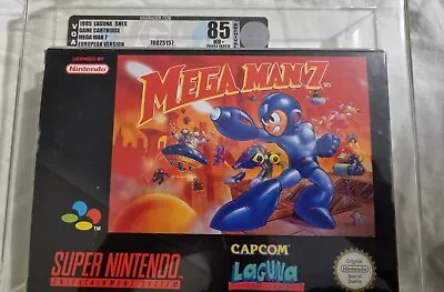 Mega Man 7 - Super Nintendo SNES - 1995 Laguna -European Version VGA Rated 85+ • $2573.60