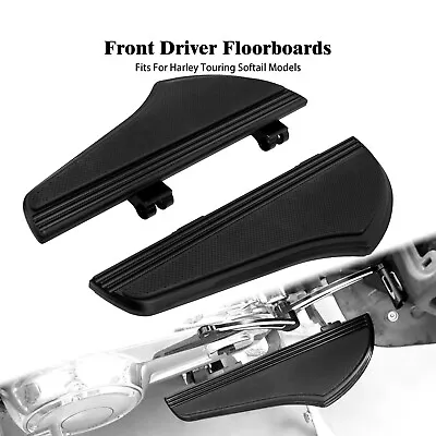 Driver Non-Slip Floorboards Foot Peg For Harley Softail Dyna Electra Road Glide • $90.24