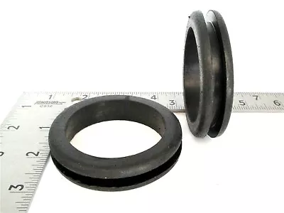 2 1/2  X 2  ID W 1/4  Groove Rubber Wire Grommet For Wires Cable  Panel Bushings • $12.91