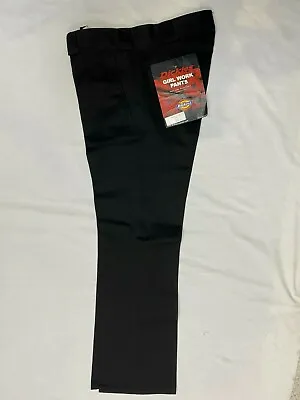 £36.99 • Buy Dickies Girls Work Pants Trousers Black 