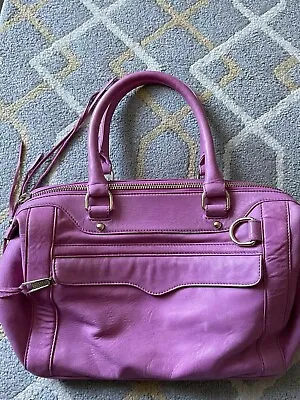 Rebecca Minkoff Leather Classic MAB Satchel Bag Color: Light Purple • $74.99