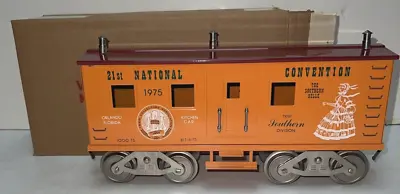 VTG 1975 ORLANDO TCA McCOY'S TRAIN CONVENTION CAR STANDARD GAUGE NIB • $49.99