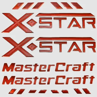 MasterCraft Boat Raised Decals 7501592 | X Star Viper Red (Kit) • $309.97
