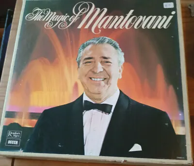 £3.50 • Buy The Magic Of Mantovani - 6 Album Vinyl LP Box Set - Readers Digest / Decca