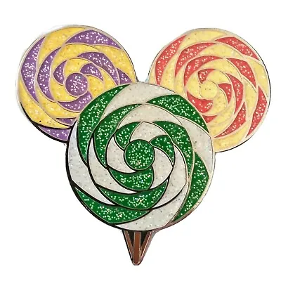 Disney First Release Mickey Mouse Head Lollipop Swirly Glitter 2010 • $9.75