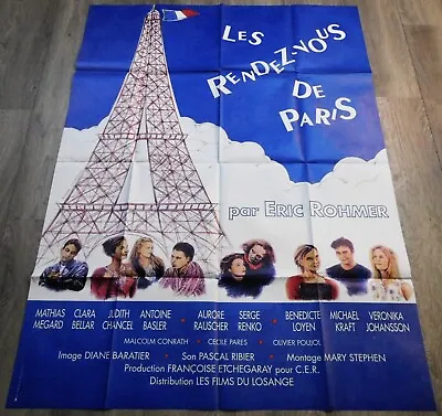 Rendez-vous In Paris / Les Rendez-Vous De French Movie Poster 47 63 1995 Rohmer • $129
