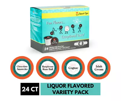 Liquor Flavored Gourmet Coffee Variety Pack 24 Ct Pods For Keurig K Cup Brewers • $32.80