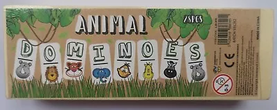 £7.29 • Buy Children's Animal Dominoes In Wooden Box 28 Pieces Educational Toy