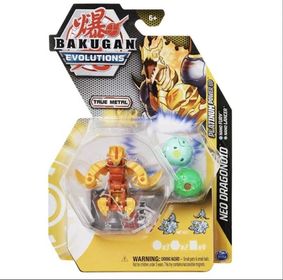 $9.88 • Buy BAKUGAN EVOLUTIONS PLATINUM POWER UP TRUE METAL GOLD NEO DRAGONOID NANOS! Easter
