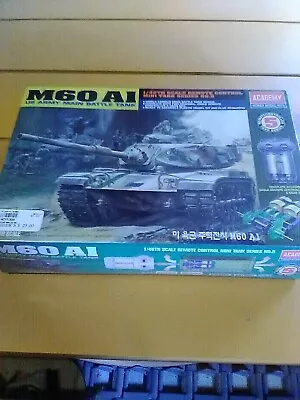 Academy US Army M60 A1 Remote Control Main Battle Tank Model Kit New 1/48 Scale • $36