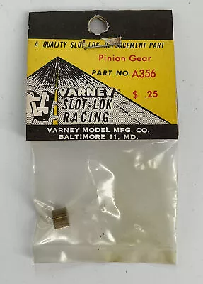 VARNEY Slot Lok Racing - Pinion Gear A356 - Vintage NOS New Old Stock • $12.95