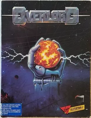 OVERLORD 1990. Vintage PC. Seller ORIGINAL Owner. Original Box Disks Lit. • $70