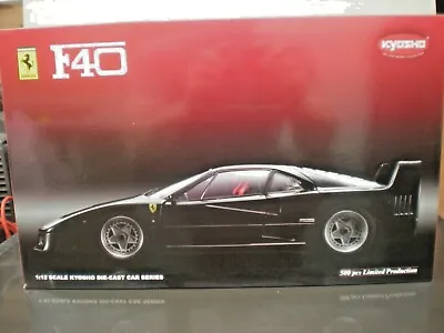 Kyosho  08602bk Ferrari F40  Black Limited Edition Of Only 500 1:12  Big Scale  • £475