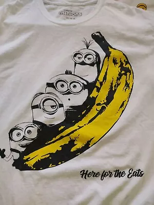 Andy Warhol X Minions Banana Velvet Underground Art Parody Shirt Medium • $29.99