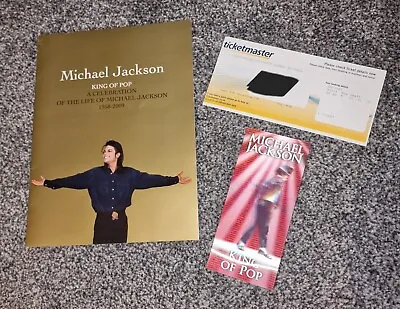 Michael Jackson Memorabilia Ticket And Programme • £100