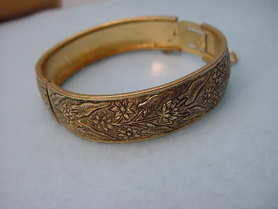 Vintage  Victorian Gold Filled Bangle Bracelet • $30