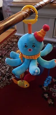 Hahaland Baby Sensory Activity Toy 0m + Octopus Baby Gym Toy • £8