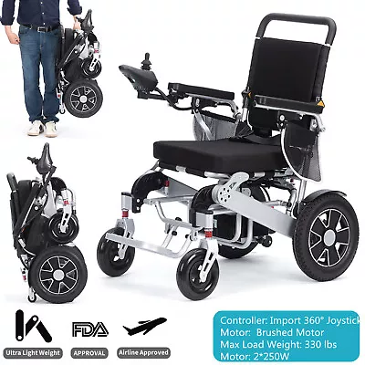 Power Electric Wheelchair Mobility Aid Motorized Wheel Chair Folding Lightweight • $749.99