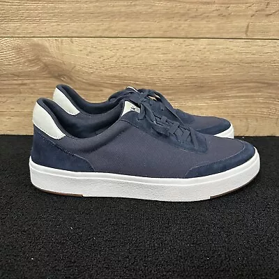 Kizik Prague Mens Size 13 Wide Sneakers Shoes Dusk Blue Canvas Hands Free • $50