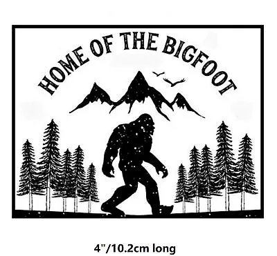 HOME OF THE BIGFOOT - Car Truck Window Bumper Graphics Sticker Decal Souvenir • $2.99