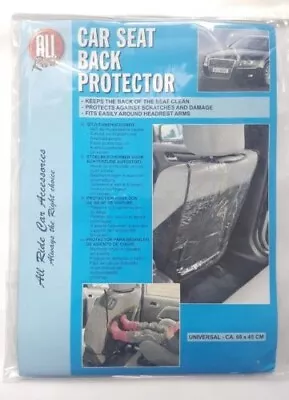 Back Car Seat Protector Seat  Child Scratch Damage Universal Fit Clear Black • £2.99