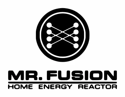 Back To The Future Mr Fusion Decal #1 5 X6.75  Choose Color • $6