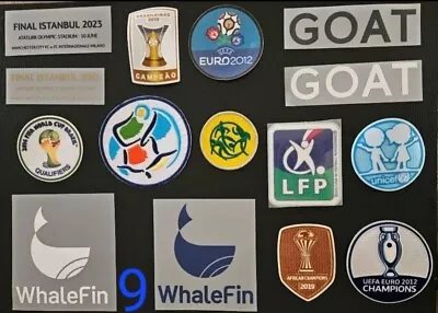 Goat Euro African Champions League Brasil 2014 CampeÃo 2019 Patch Badge Jersey • $9