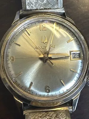 Vintage 34mm 1976 Bulova Accutron Men's Tuning Fork Wristwatch 2192 - Swiss -rgb • $89.99