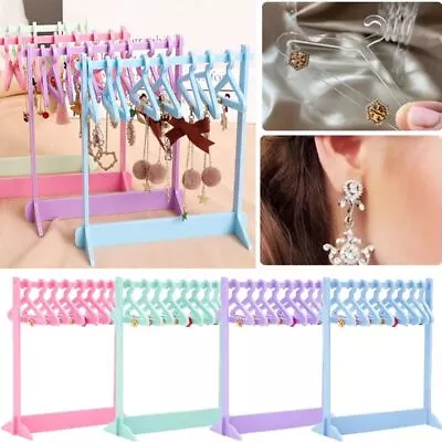 Creative Earring Display Stand Coat Hanger Rack Shape Necklace Jewelry Storage • $12.09
