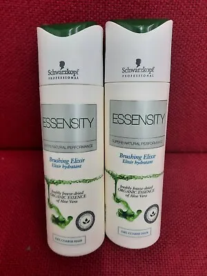 £8.50 • Buy Schwarzkopf Essensity Brushing Elixir For Dry Coarse Hair 200ml X2