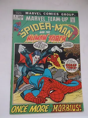 Marvel Team-up #3 3rd Morbius Appearance Movie 1972 Fn/vf (7.0)!!! • $59.99