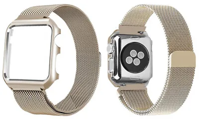 $21.95 • Buy Milanese Loop Mesh Band With Matching Frame For Apple Watch 38/42mm