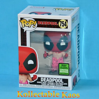 ECCC 2021 - Deadpool - Deadpool With Teddy Belt Pop! Vinyl Figure (RS) #754 • $24.95