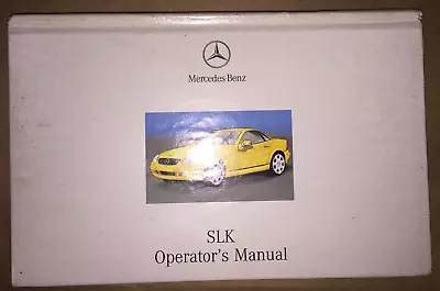 Genuine 2001 Mercedes SLK230 SLK320 Operator's Manual Book Part#. 170 584 90 93 • $38