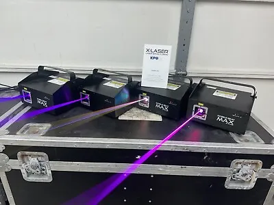 4x X-Laser Mobile Beat Max Club Stage DJ DMX ILDA Animation Laser Beam Projector • $2299.99