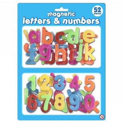 Magnetic Letter And Numbers - Learning Fridge Magnets For Children - 52 Pieces • £3.99