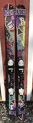 $139.99 • Buy 148 Cm Nordica Ace Of Spades J Twintip Skis With Tyrolia LRX 7.5 Bindings