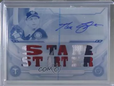 2019 Topps Triple Threads Relics Printing Plate Cyan 1/1 Max Scherzer Auto X0y • $800.49