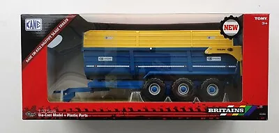 £29.99 • Buy Britains Kane Tri-axle Halfpipe Silage Trailer 1/32 Scale